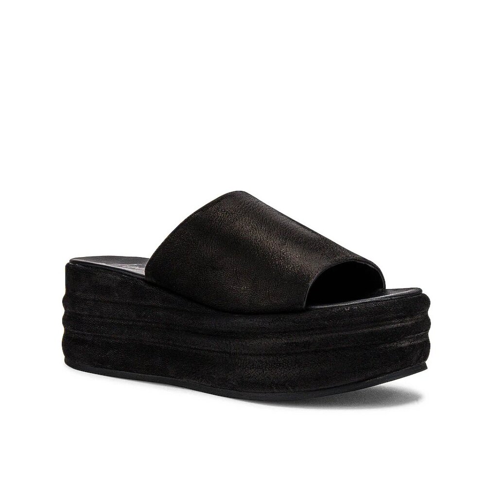 Free People Harbor Platform Sandal Color Black ReV - Picture 1 of 5